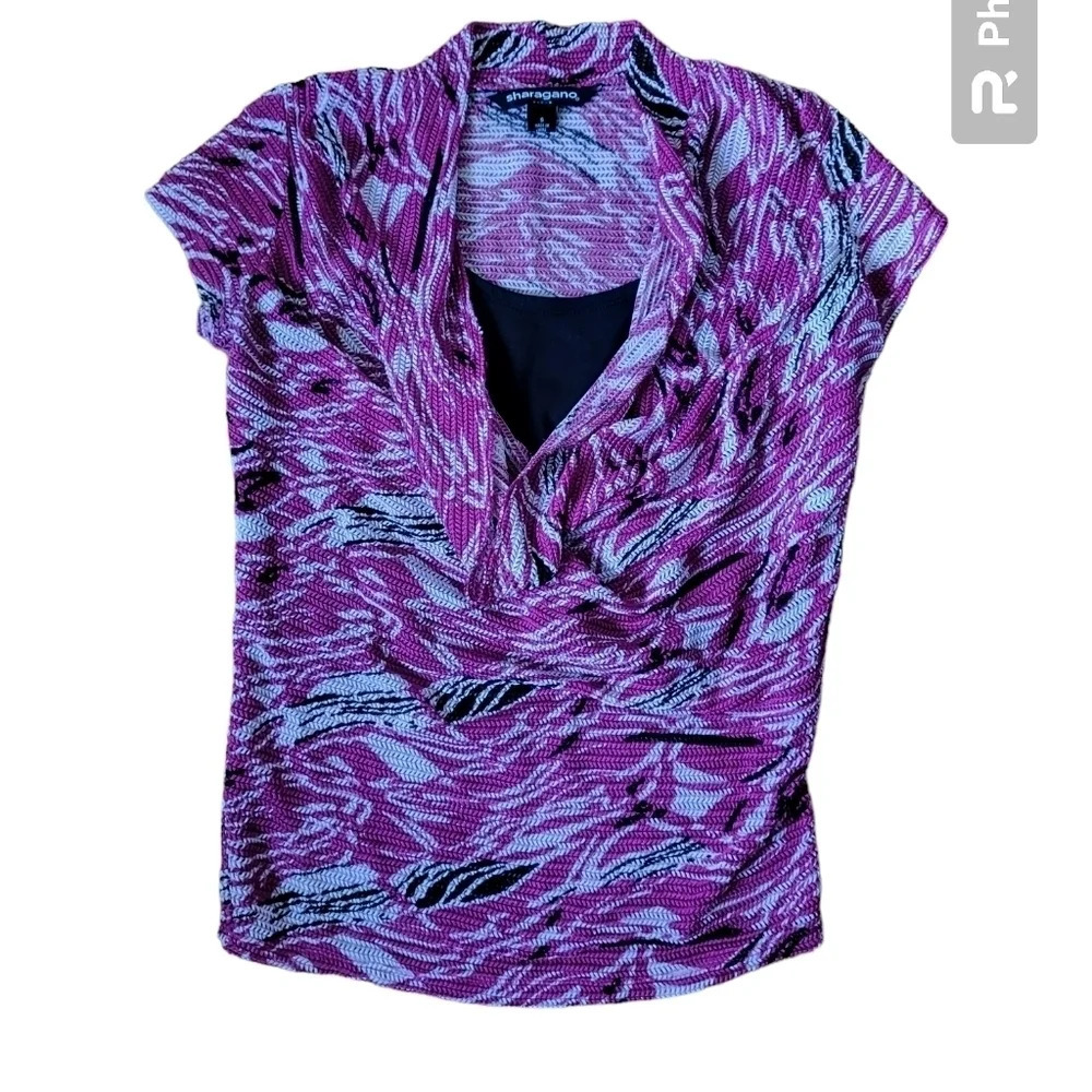 💕Y2k cow neck style‎ top